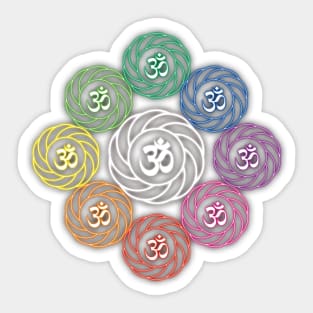 Om ohm symbol Sticker